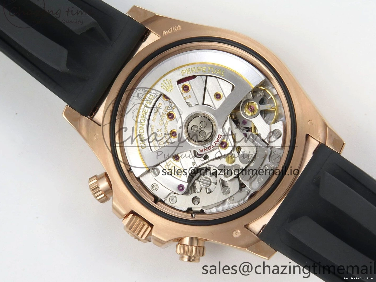 AAA Replica Watches 126515 Best VSF Black 114 (Weighted) 1:1 V2 Dial Oysterflex RG EasyCare Strap on Daytona Edition VS4131 0113